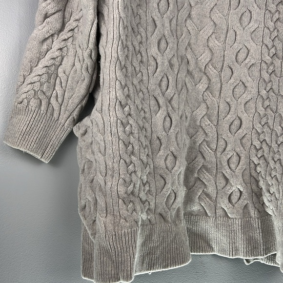 Wilfred Charlisa Merino Wool Fisherman Chunky Cable Knit Sweater Cardigan Sz M - Picture 12 of 15